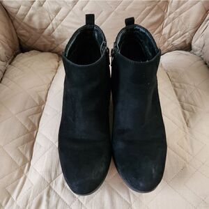 STYLE & CO Wessley 10M Black Bootie Vegan Suede
